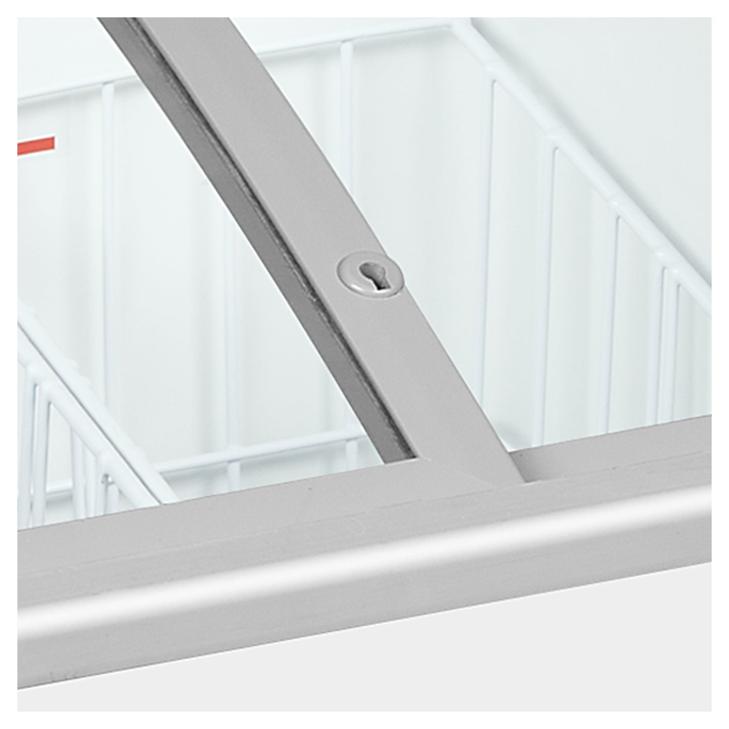 IC101SCEB LED - Glassfrys - Frysbox med kurvade skjutlock i glas