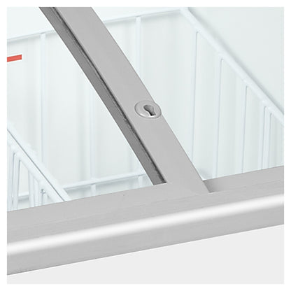 IC101SCEB LED - Glassfrys - Frysbox med kurvade skjutlock i glas
