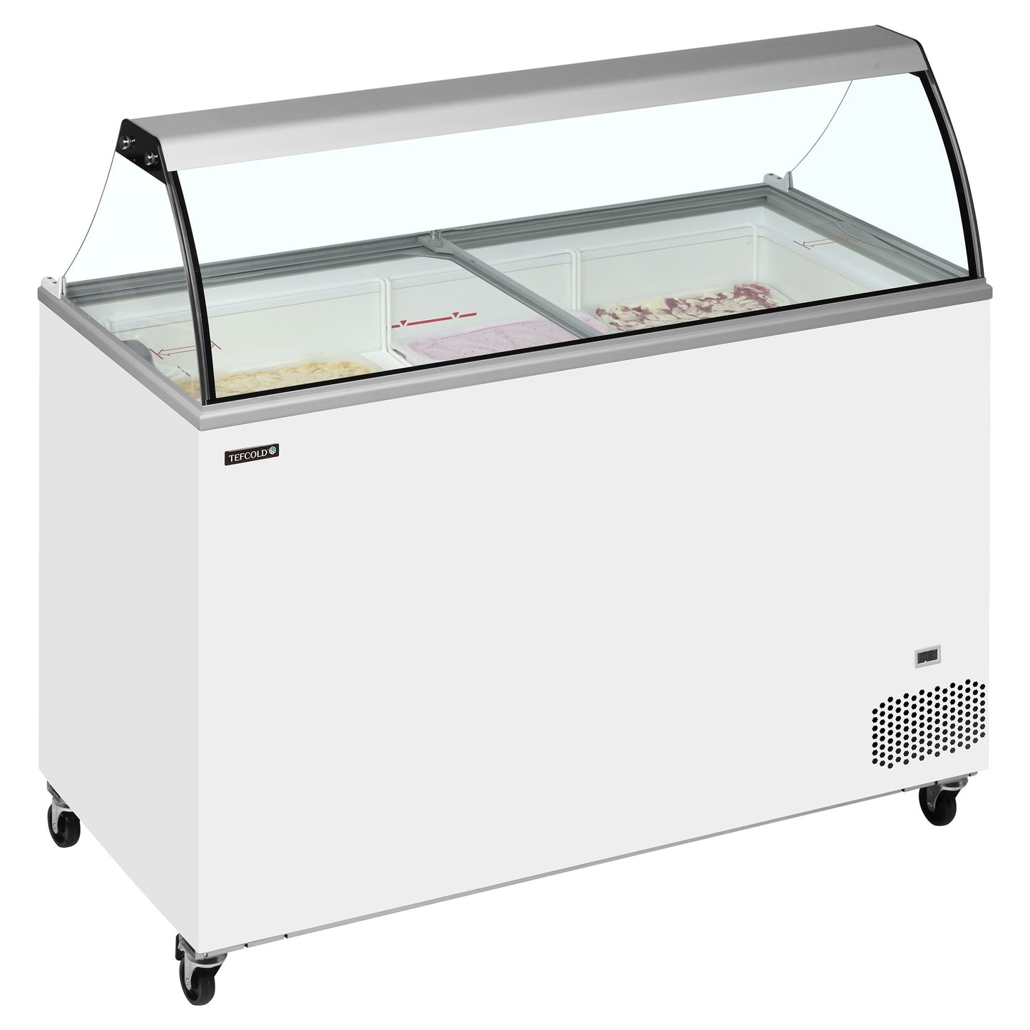 IC401SC+SO - Skopglassfrys - Frys för kulglass med serveringsyta