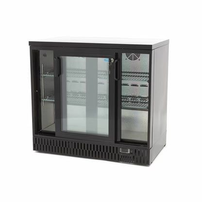 MAXIMA Dryckeskylare - 214L - 2 skjutdörrar