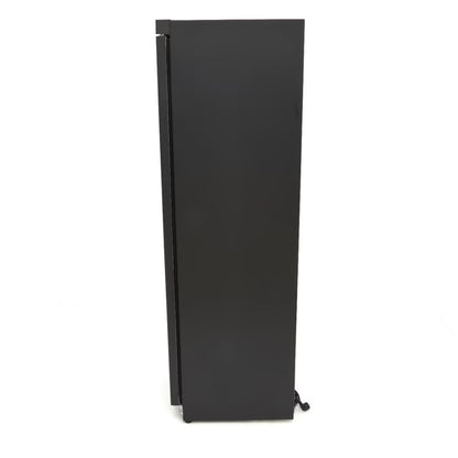 MAXIMA Frys 400L - 6 fasta hyllor - Svart