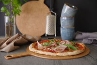 Hendi Pizzabräda med handtag, Ø406x(H)6mm