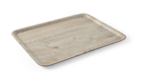 AmerBox Serveringsbricka med melaminlaminat, halkfri, med trädesign, Wood light, 370x530mm