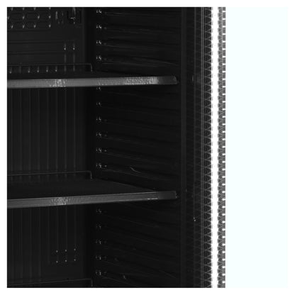 CEV435CP BLACK - Svart flaskkyl - Energieffektiv flaskkyl