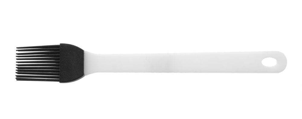 Smör- och fettborste platt silikon, HENDI, 220x32mm