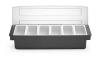 BarUp Kryddhållare - 6 behållare, 480x150x(H)100mm