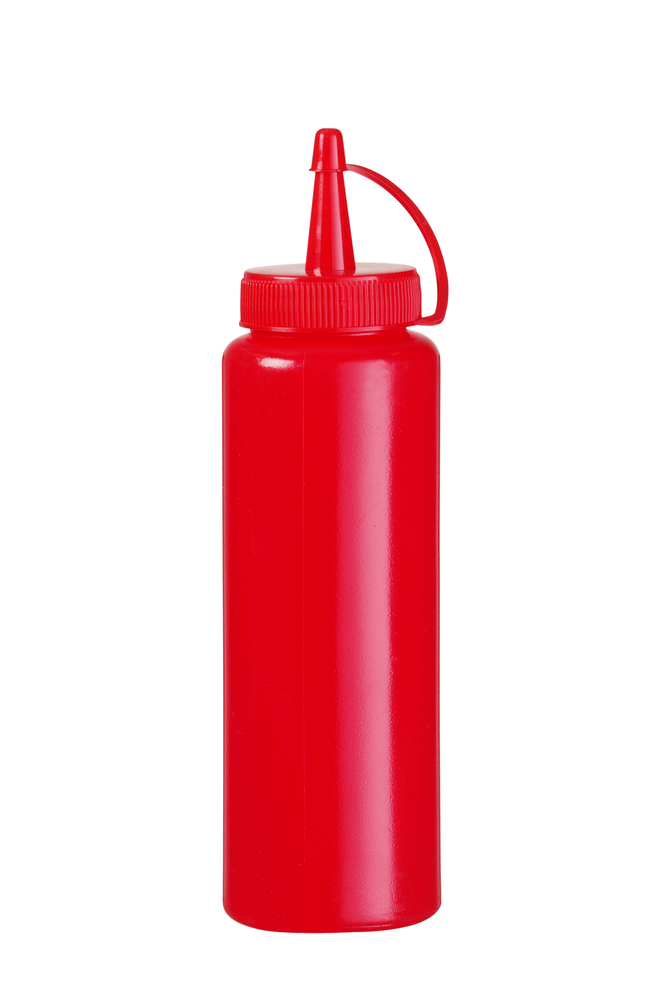 Dispenserflaskor, HENDI, 0,35L, Röd, Ø55x(H)205mm