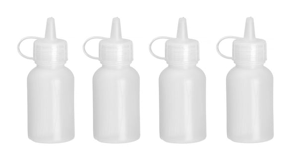 Hendi Minisåsdispenser - set med 4 st., 0,03L, Transparent, ⌀30x(H)85mm