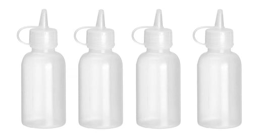Minisåsdispenser - set med 4 st., HENDI, 0,05L, Transparent, ⌀35x(H)100mm
