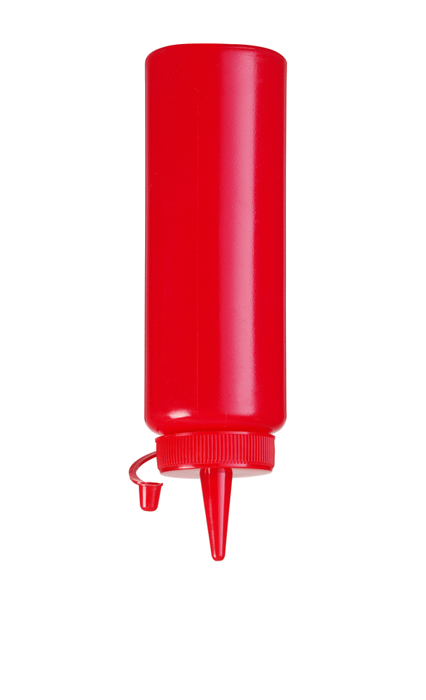 Hendi Dispenserflaskor, 0,2L, Röd, ⌀50x(H)185mm