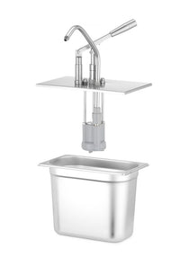 Hendi Lock med dispenser för GN-behållare, GN 1/4, 270x165mm