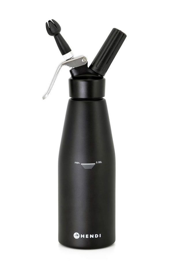 Hendi Gräddvisp, Kitchen Line, 0,95L, Svart, ⌀95x(H)320mm