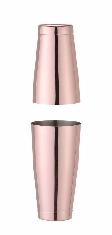BarUp Tin-on-Tin Boston-shaker, 0,8L, Koppar, ⌀90mm