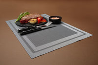 Hendi Bordsunderlägg, ram – set, Grafit, 6 st., 450x300mm
