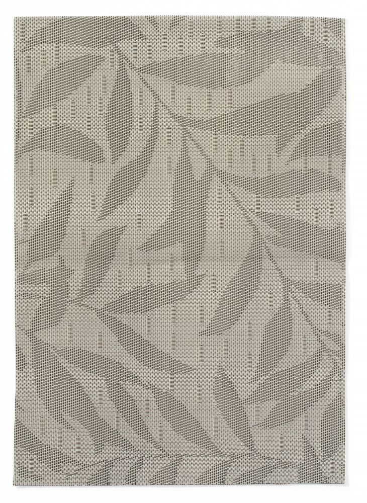 Hendi Bordsunderlägg, löv – set, ljusgrå, 6 st., 450x300mm