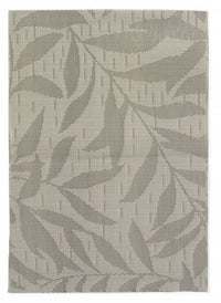 Hendi Bordsunderlägg, löv – set, ljusgrå, 6 st., 450x300mm