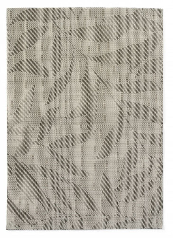 Hendi Bordsunderlägg, löv – set, ljusgrå, 6 st., 450x300mm