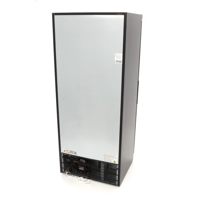 MAXIMA Frys 600L - 6 fasta hyllor - Svart