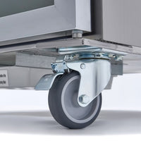 MAXIMA Displaykyl 1200L - 6 justerbara hyllor - Rostfritt stål