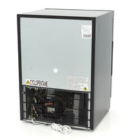 MAXIMA Frys 200L - 2 fasta hyllor - Svart