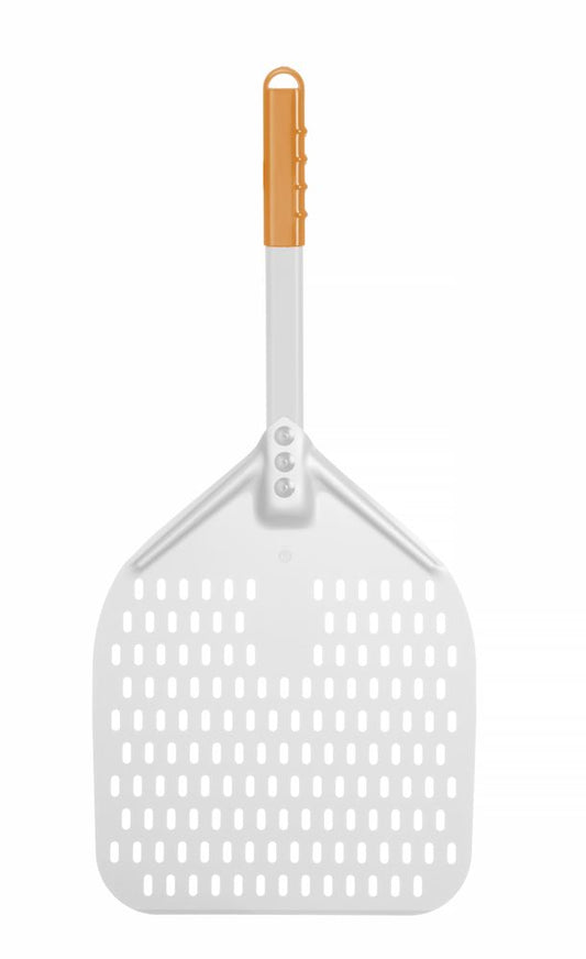 Pizzaspjäll med kort handtag, fyrkantig, perforerad, HENDI, 300x660mm