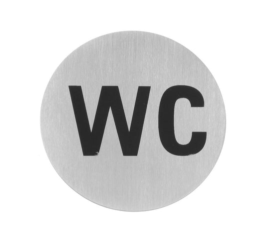 HENDI Dörrskyltar, WC, ⌀75mm