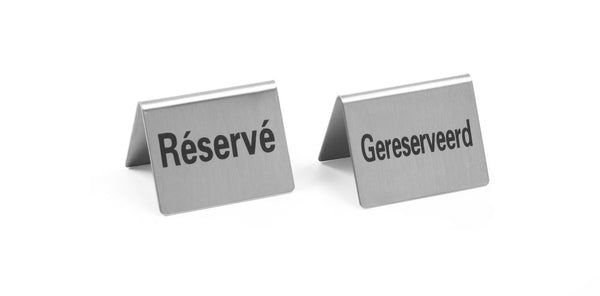 Table sign Reserved