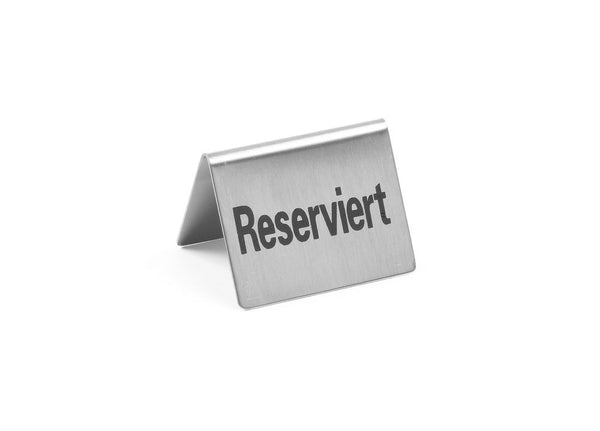 Table sign Reserved