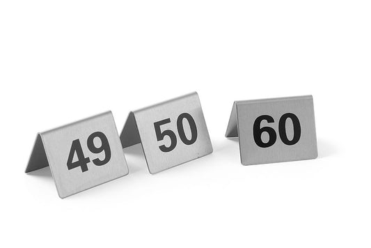 HENDI Bordsställsnummer, Nummer 49-60