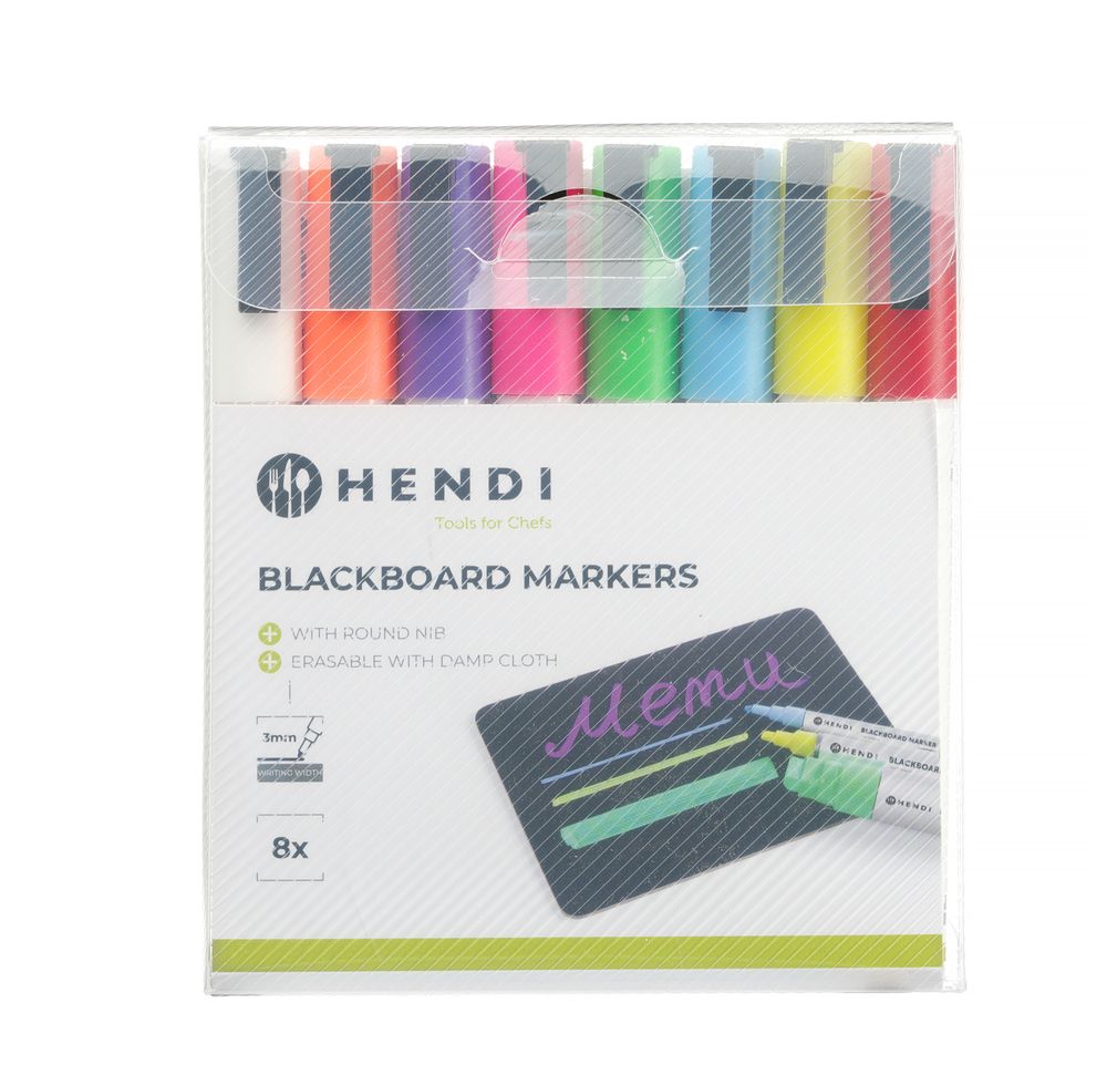 HENDI Tavelpennor flerfärgade, 3 mm