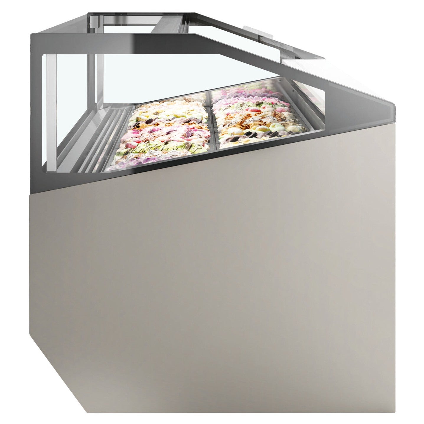 SUPER CAPRI 12 - Skopglassfrys - Premiumdisplay för kulglass med dubbelt luftflöde