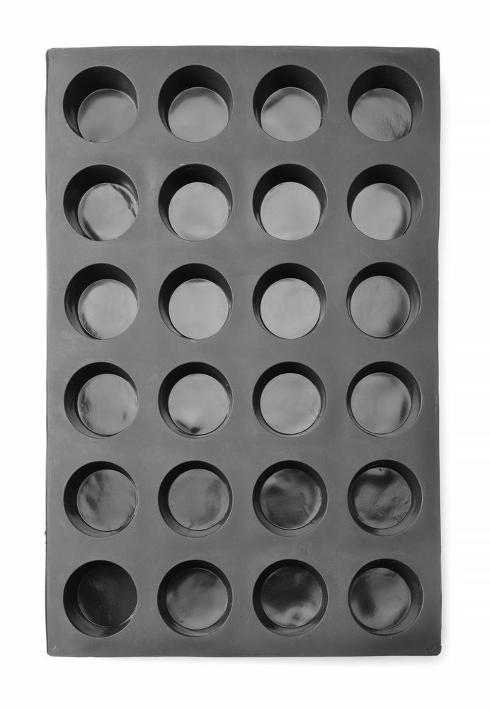 Hendi Silikonform MUFFINS, 570x375x(H)40mm, Rund