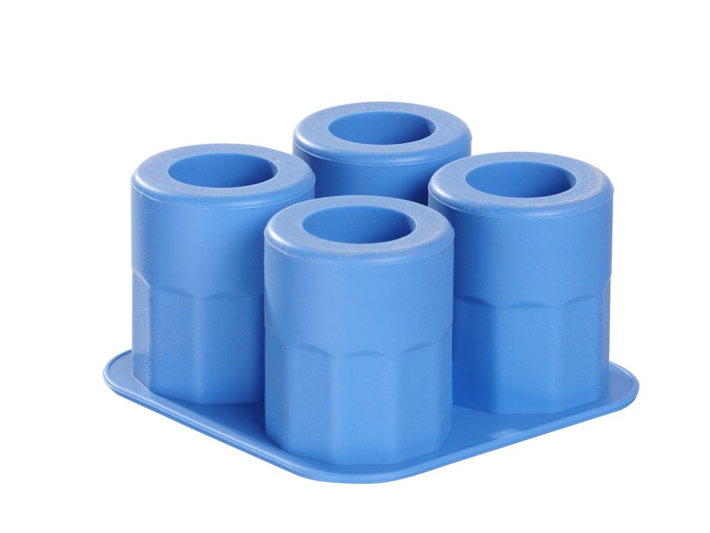 BarUp Isglasform, Blå, 122x122x(H)60mm