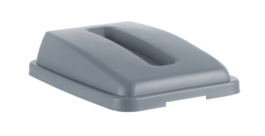 Lock med öppning för 60 l rektangulär behållare, HENDI, rektangulär öppning, ljusgrå, 660x470x(H)30mm