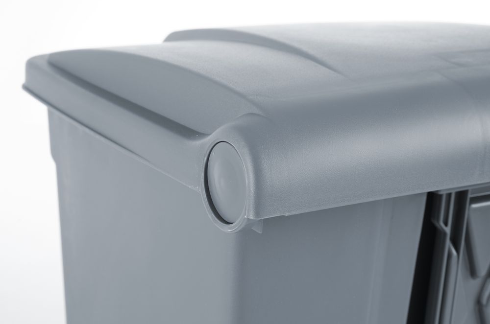 AmerBox Pedalhink, 68 l, ljusgrå, 490x410x(H)660 mm