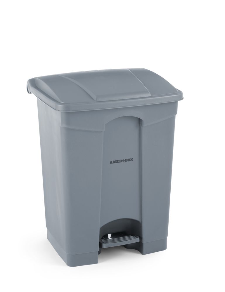 AmerBox Pedalhink, 68 l, ljusgrå, 490x410x(H)660 mm