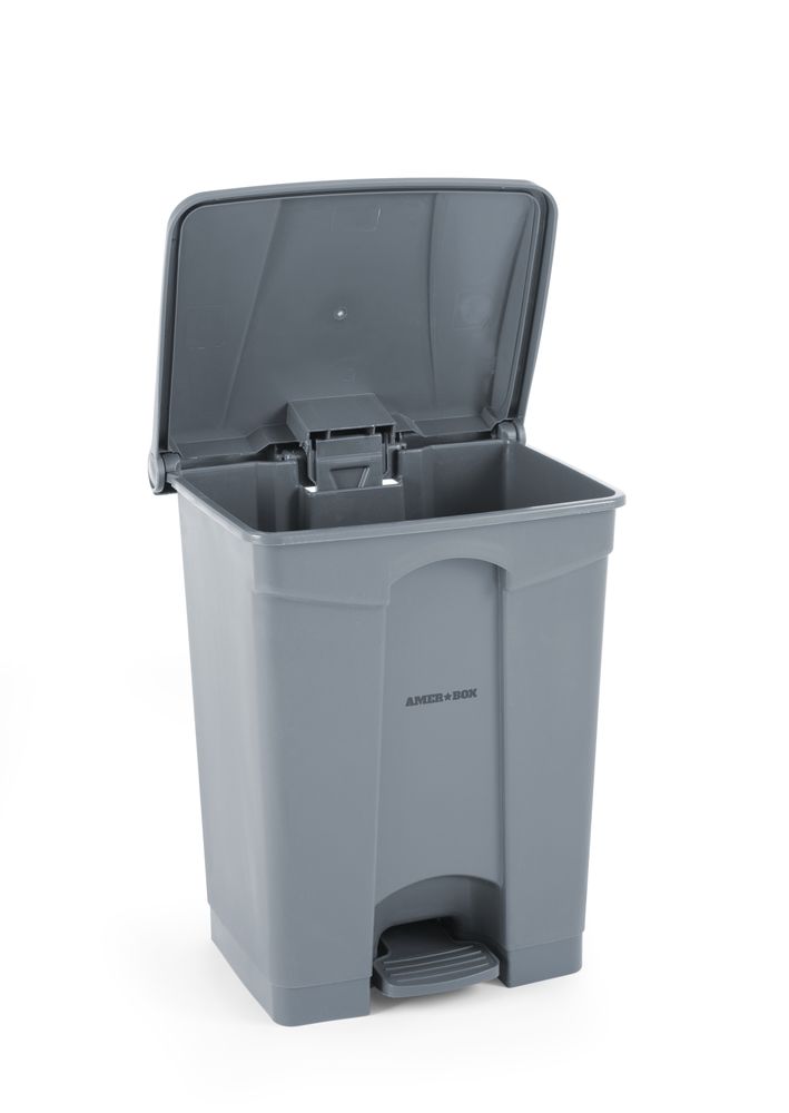AmerBox Pedalhink, 68 l, ljusgrå, 490x410x(H)660 mm