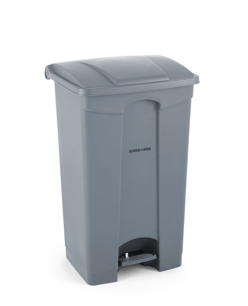 AmerBox Pedalhink, 68 l, ljusgrå, 490x410x(H)660 mm
