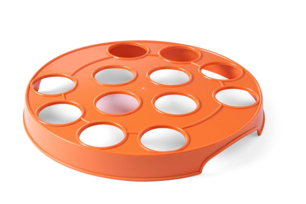 Beer glass carrier, BarUp, Orange, ⌀315x(H)35mm