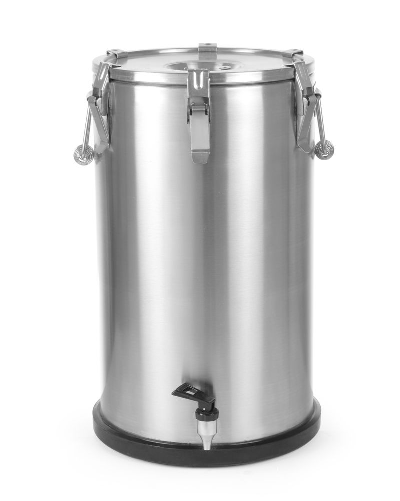 Isolerad bärbar behållare – med kran, HENDI, Profi Line, 35L, ⌀330x(H)570mm