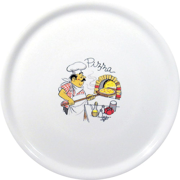 Hendi Pizzatallrik Traditionell, Vit, Ø310mm