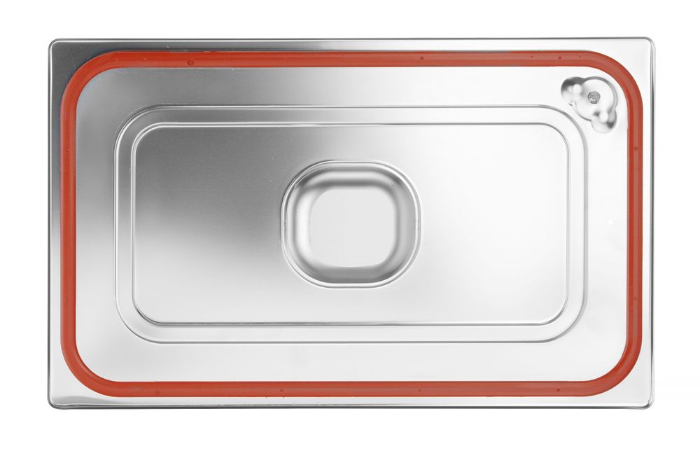 Hendi Lock för GN-behållare med silikonkant, Profi Line, GN 1/3, 325x176mm