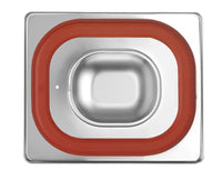 Hendi Lock för GN-behållare med silikonkant, Profi Line, GN 1/6, 176x162mm