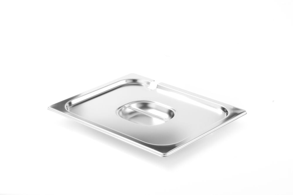 Lock för GN-behållare med skedfördjupning, HENDI, Profi Line, GN 1/2, 265x325mm