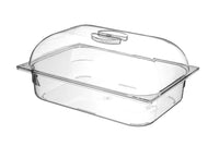 Hendi Glassbehållare i polykarbonat, 5 l, transparent, 360 x 250 x (H) 80 mm