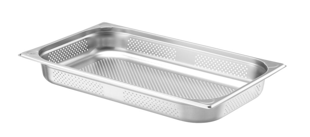 Hendi Behållare GN 1/1 perforerad, Kitchen Line, GN 1/1, 9L, (H)65mm
