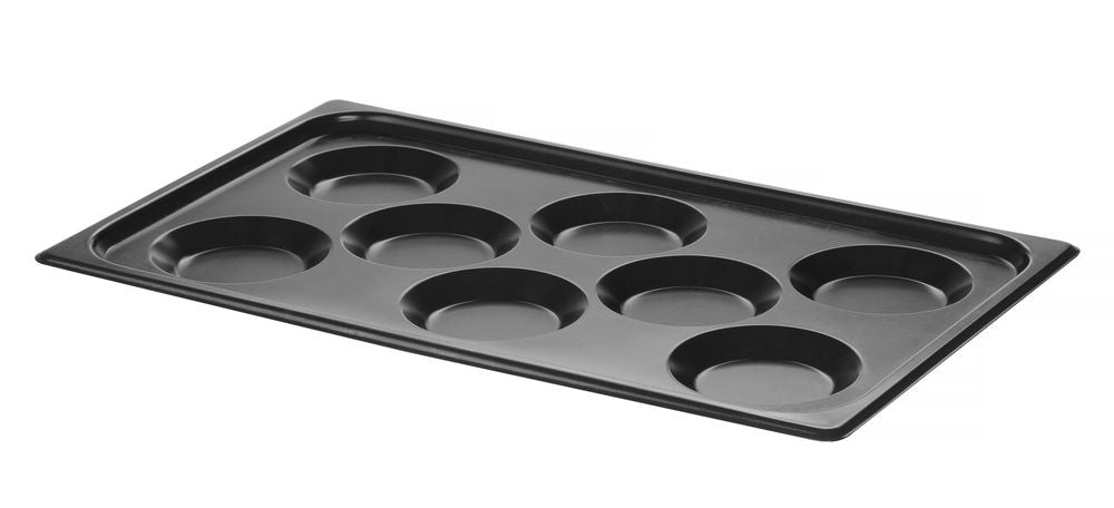 Form med non-stick beläggning CONVECTOMAT ÄGGPLATTA, HENDI, GN 1/1, Svart, 530x325x(H)26mm