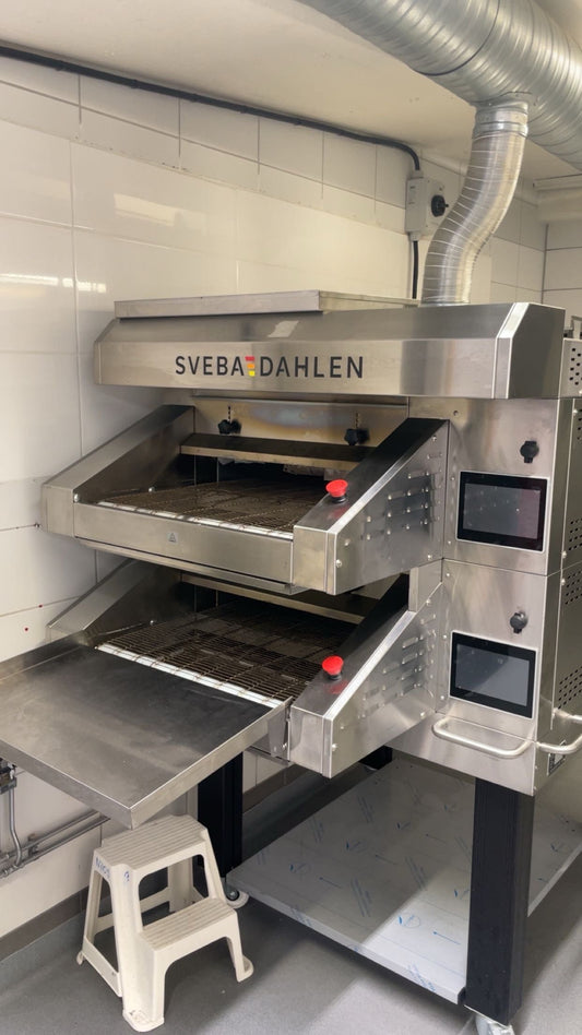 SVEBA DAHLÉN TP21 - Tunnelugn 2-däck 24 kW, 400°C, Digital panel