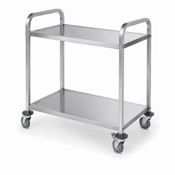 Serving trolley, slim, bolted