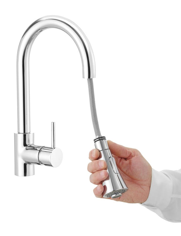 Pull-out kitchen tap